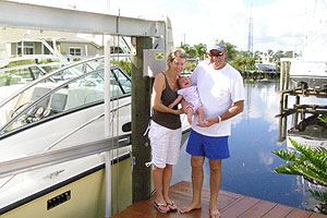 Tony, Aisha, and Baby Ella